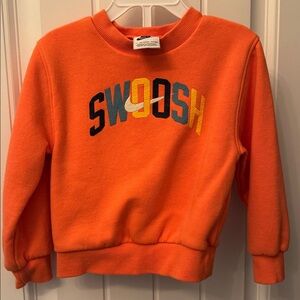2T Nike Kids Orange Sweatshirt